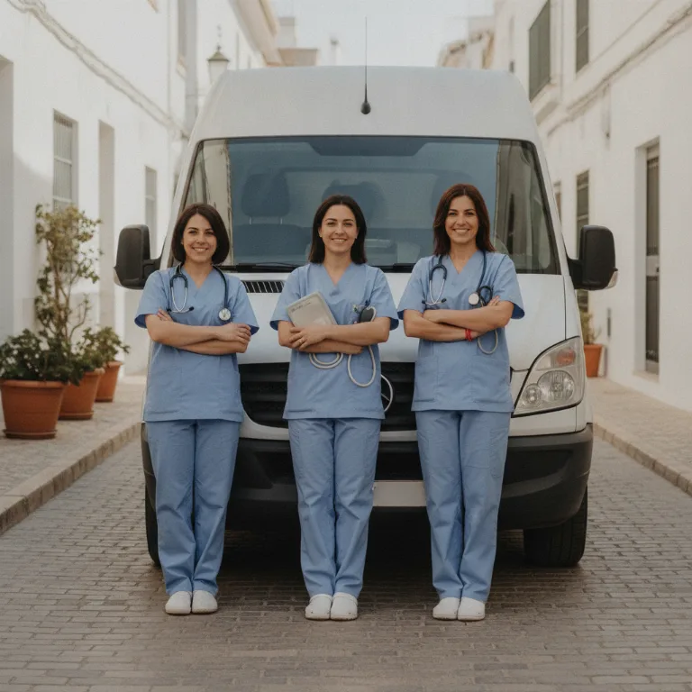 Matrona equipo en Arona